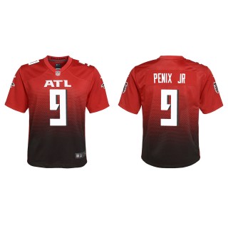 Youth Falcons Michael Penix Jr. Red Alternate Game Jersey