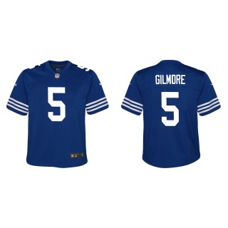 Youth Indianapolis Colts Stephon Gilmore Royal Alternate Game Jersey