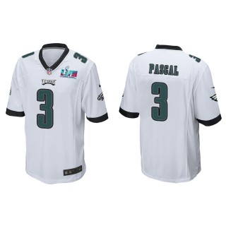 Zach Pascal Men's Philadelphia Eagles Super Bowl LVII White Game Jersey